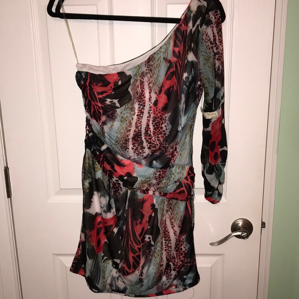 One shoulder dress